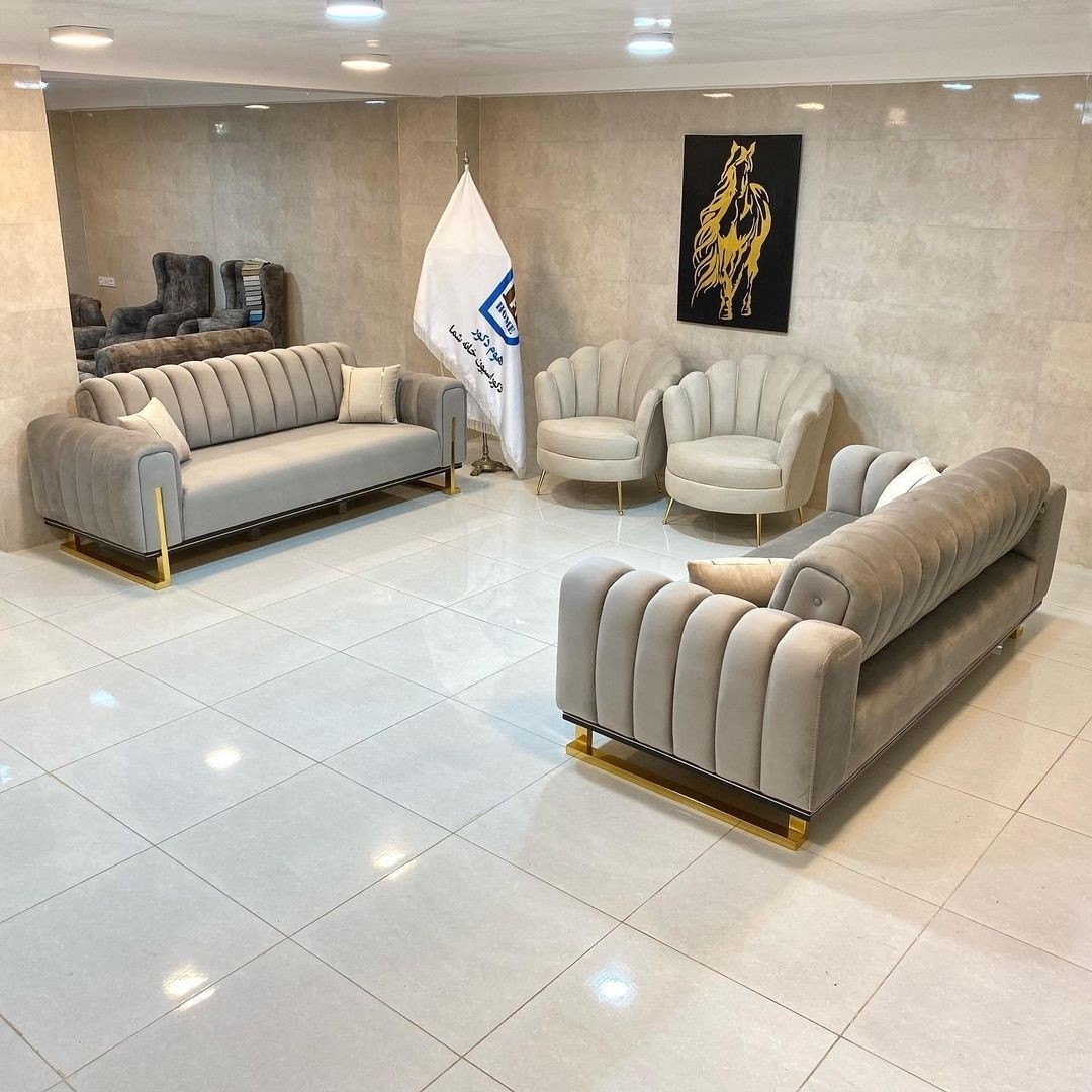 مبل راحتی صدفی اسپرت تندیس  ست 8 نفره