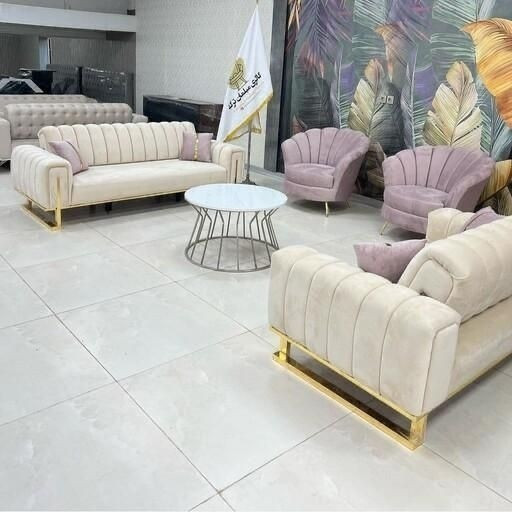 مبل راحتی صدفی اسپرت تندیس ست 8 نفره