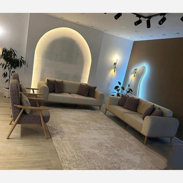 مبل مینیمال پلاس تکی چوبی