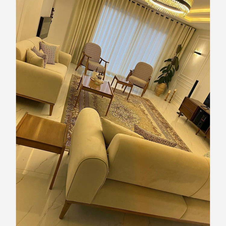 مبل مینیمال پلاس تکی چوبی