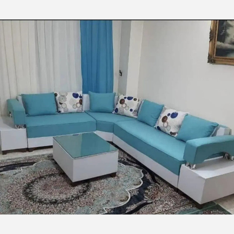 مبل و مبلمان ال کنج نشیمن دسته دار ست 6 نفره ترکیب 1+2+3