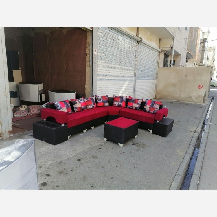 مبل و مبلمان ال کنج نشیمن دسته دار ست 6 نفره ترکیب 1+2+3