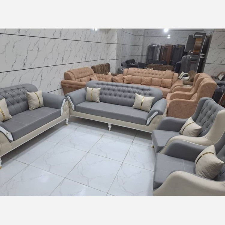 مبل و مبلمان پاریس لمسه چرخ ست 7 نفره ترکیب 1+1+2+3