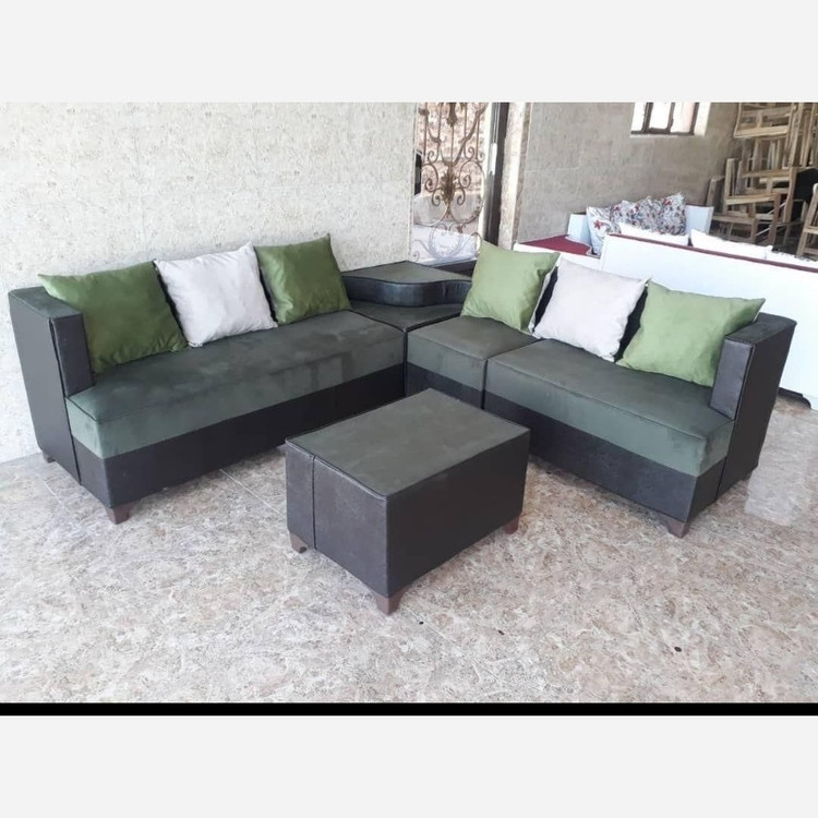 مبل و مبلمان ال کنج ساده پرطرفدار ست 6 نفره ترکیب 1+2+3