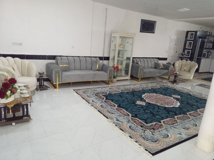 مبل و مبلمان راحتی صدفی ست 8 نفره ترکیب 1+1+3+3 کار بصورت مکانیزه می باشد ( تخت شو )
