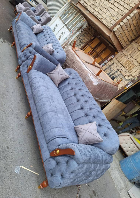 مبل و مبلمان راحتی پاریس لمسه دست حرفه ای ست 7 نفره ترکیب 1+1+2+3